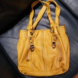 B. Makowsky Leather Handbag